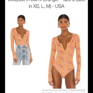 Free People Dylan Thermal bodysuit - size Large